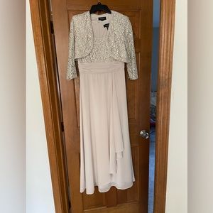 R&M Richards Gold Gown